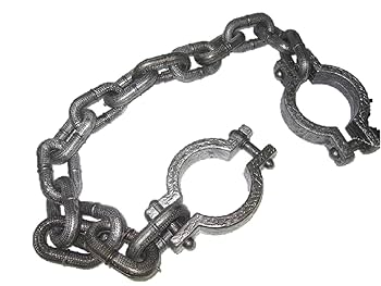 Amazon.co.jp: (lockon) 囚人服 黒 赤 緑 帽子 大きな 手錠 付き